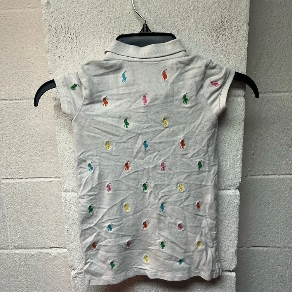Ralph Lauren Kids Polo Shirt with Colorful Embroidery. 3T